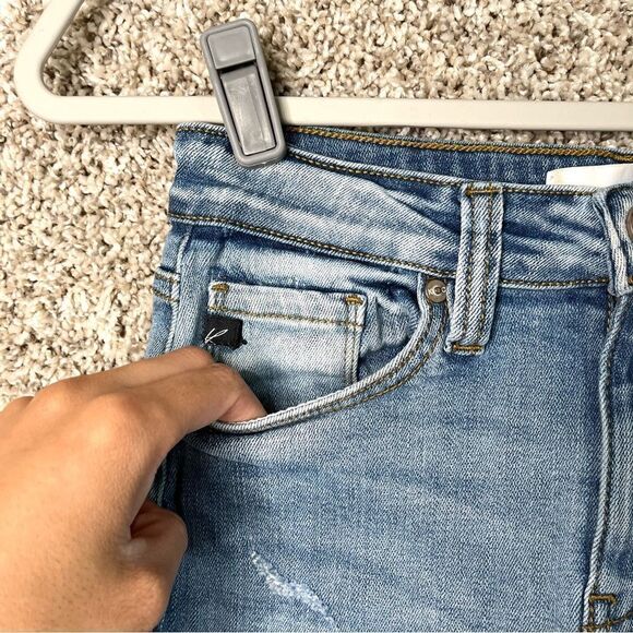 KanCan Jeans Women’s 25 High Rise Ankle Skinny Stretch Light Wash Denim - Picture 3 of 8